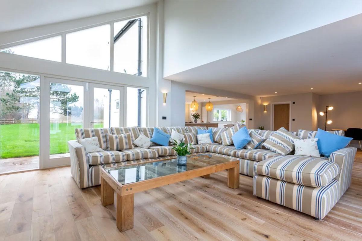 The living space at SandiBay, Sandwich